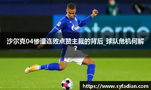 沙尔克04惨遭连败点赞主裁的背后_球队危机何解？